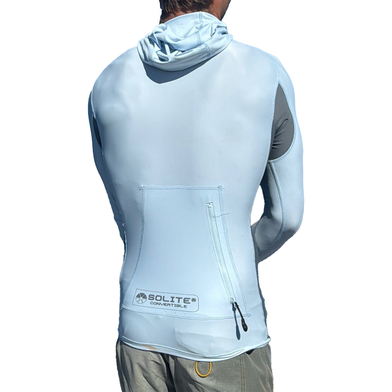 Load image into Gallery viewer, Solite Convertible Neo-Front 1.5mm Long Sleeve Hooded Rash Guard