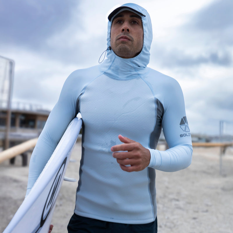 Load image into Gallery viewer, Solite Convertible Neo-Front 1.5mm Long Sleeve Hooded Rash Guard