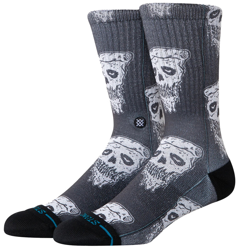 Load image into Gallery viewer, Stance Pizza Face Poly Crew Socks