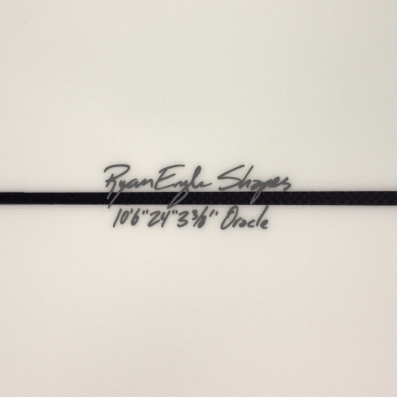 Load image into Gallery viewer, CJ Nelson Designs Oracle Thunderbolt Silver 10'6 x 24 x 3 ⅜ Surfboard - Volan