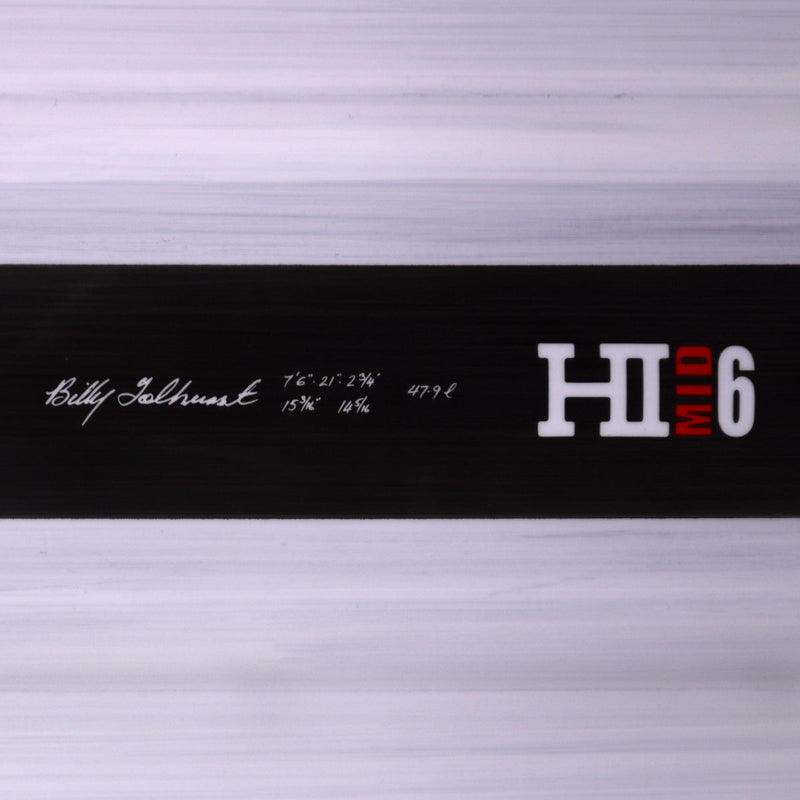 Load image into Gallery viewer, Harley Ingleby Series Mid 6 Thunderbolt Black 7'6 x 21 x 2 ¾ Surfboard - Gray/Carbon