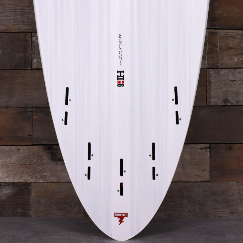 Load image into Gallery viewer, Harley Ingleby Series Mid 6 Thunderbolt Red 7'0 x 20 ½ x 2 ⅝ Surfboard - Candy White