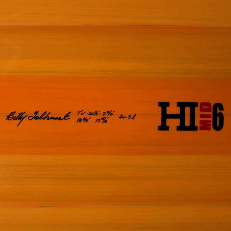 Load image into Gallery viewer, Harley Ingleby Series Mid 6 Thunderbolt Red 7'0 × 20 ½ × 2 ⅝ Surfboard • DAMAGED 4