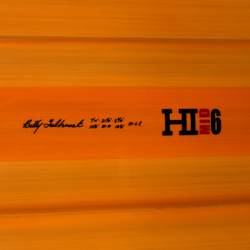 Load image into Gallery viewer, Harley Ingleby Series Mid 6 Thunderbolt Red 7'10 x 21 ¼ x 2 ¾ Surfboard - Orange