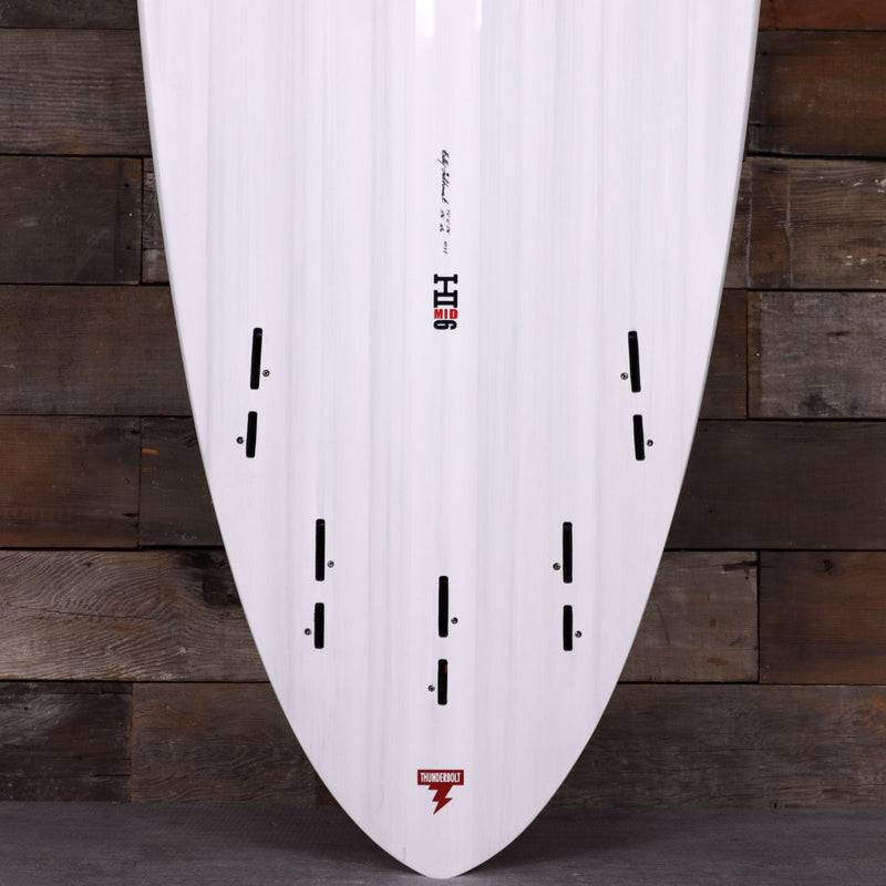 Load image into Gallery viewer, Harley Ingleby Series Mid 6 Thunderbolt Red 7'6 x 21 x 2 ¾ Surfboard - Candy White