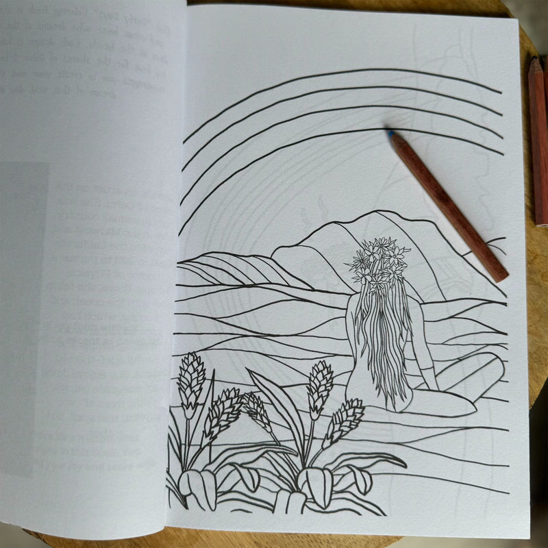 Load image into Gallery viewer, Surfy Days Coloring Book by Sierra Rehrer