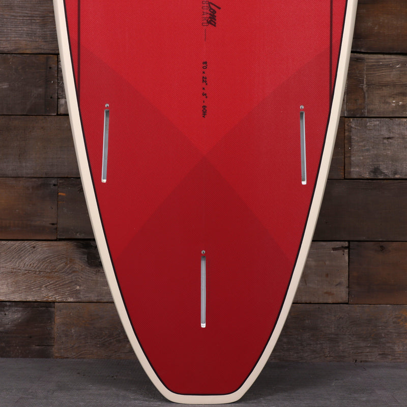 Load image into Gallery viewer, Torq Longboard TET 8'0 × 22 × 3 Surfboard - Admiral Red • DAMAGED 3