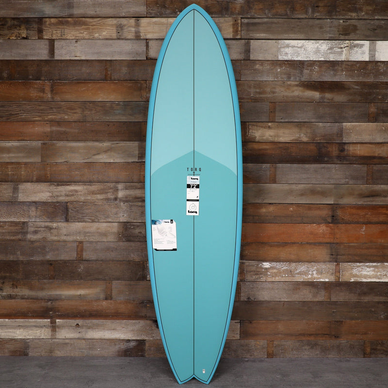 Load image into Gallery viewer, Torq ModFish TET 7'2 × 22 ½ × 3 Surfboard - Deep Turquoise Pattern 1
