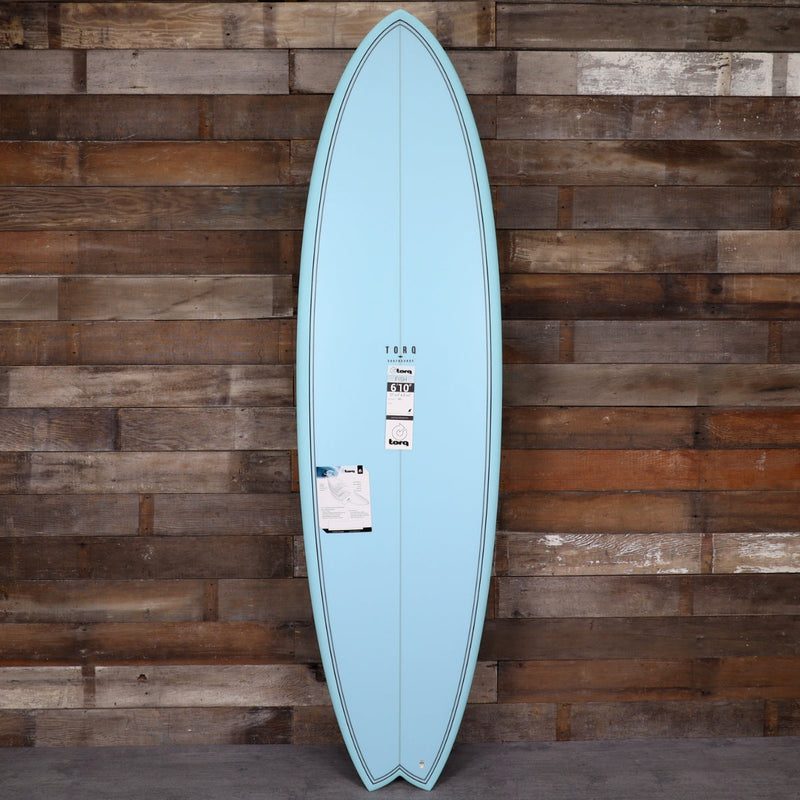 Load image into Gallery viewer, Torq ModFish TET 6'10 x 21 ¾ x 2 ¾ Surfboard - Blue Pattern