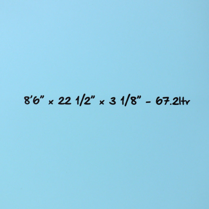 Load image into Gallery viewer, Torq Longboard TET 8'6 x 22 ½ x 3 ⅛ Surfboard - Blue Pattern