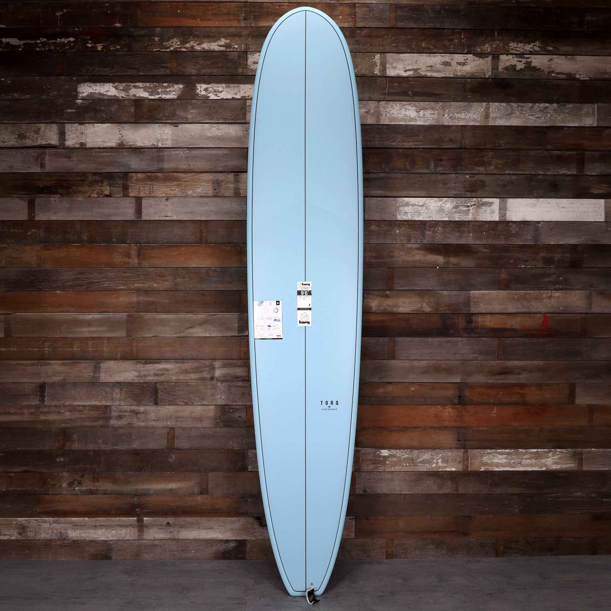 Torq Longboard TET 9'6 × 23 ½ × 3 ¼ Surfboard - Pacific Blue