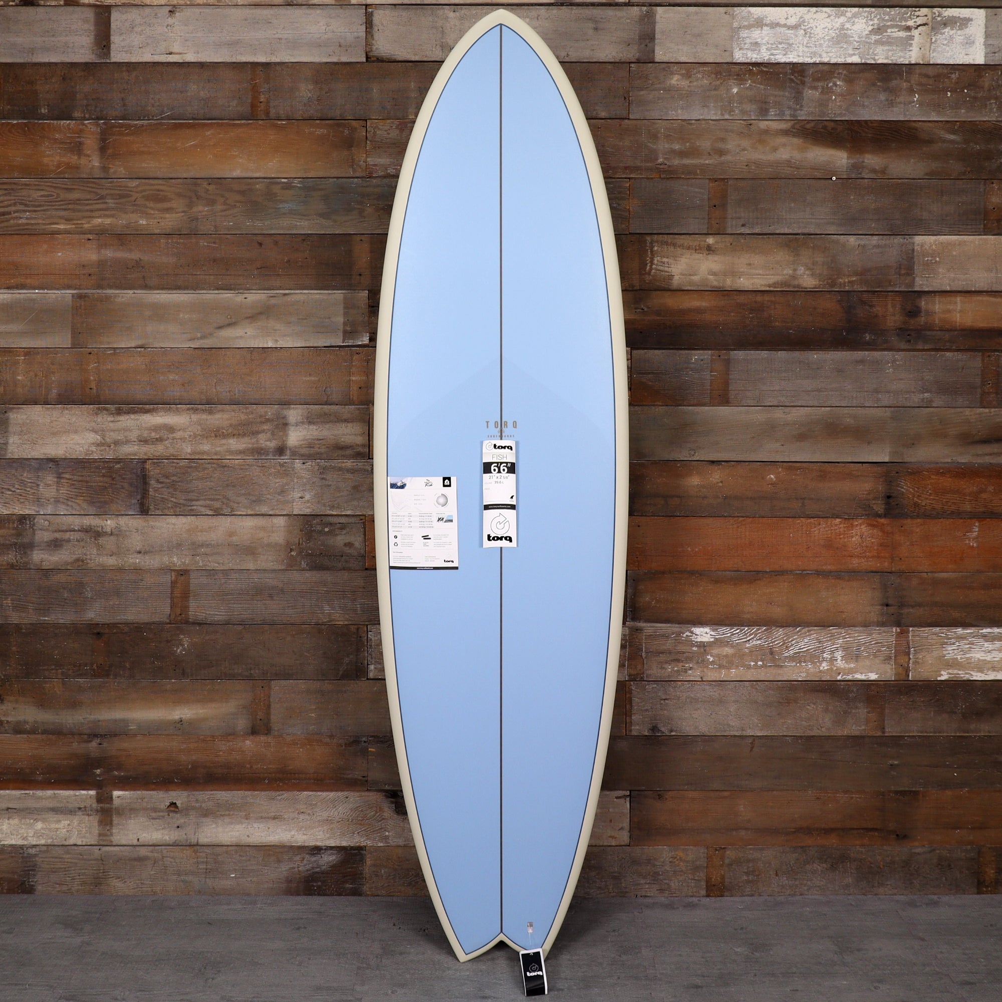 Torq Mod Fish TET 6'6 × 21 × 2 ⅝ Surfboard - Mako Blue