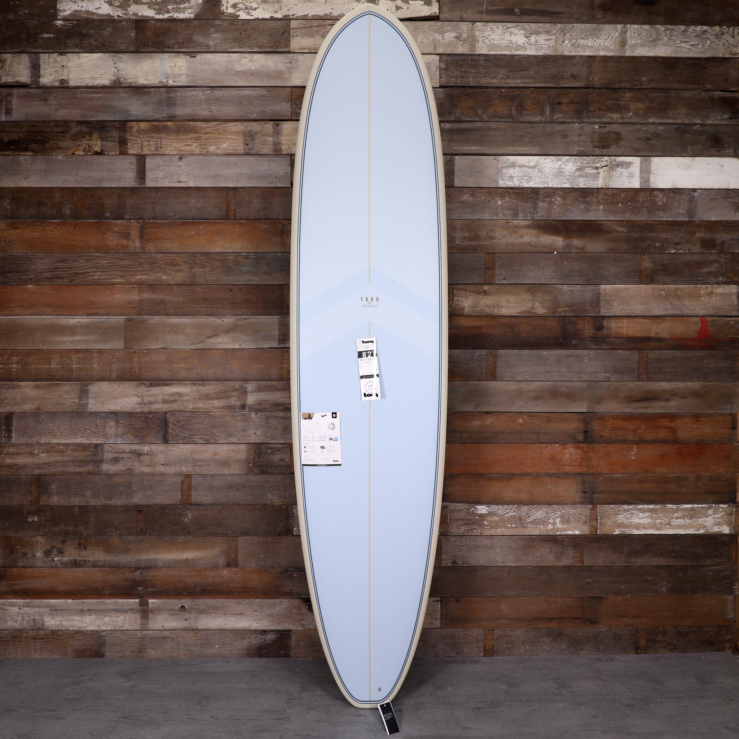 Torq Mod Fun V+ TET 8'2 × 22 ⅞ × 3 ¼ Surfboard - Waikiki Blue