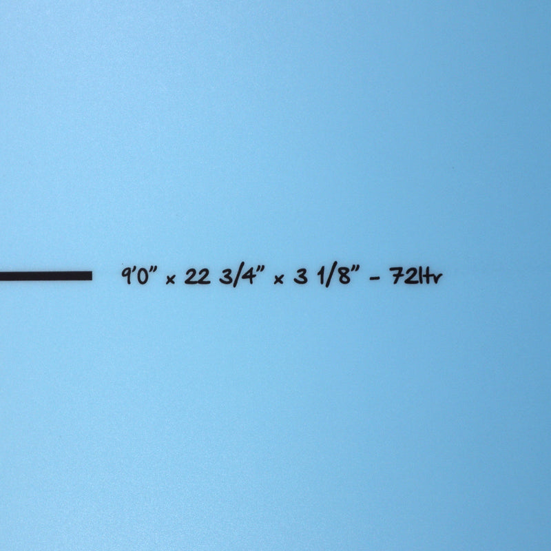 Load image into Gallery viewer, Torq Longboard TET 9'0 x 22 ¾ x 3 ⅛ Surfboard - Light Blue Fade