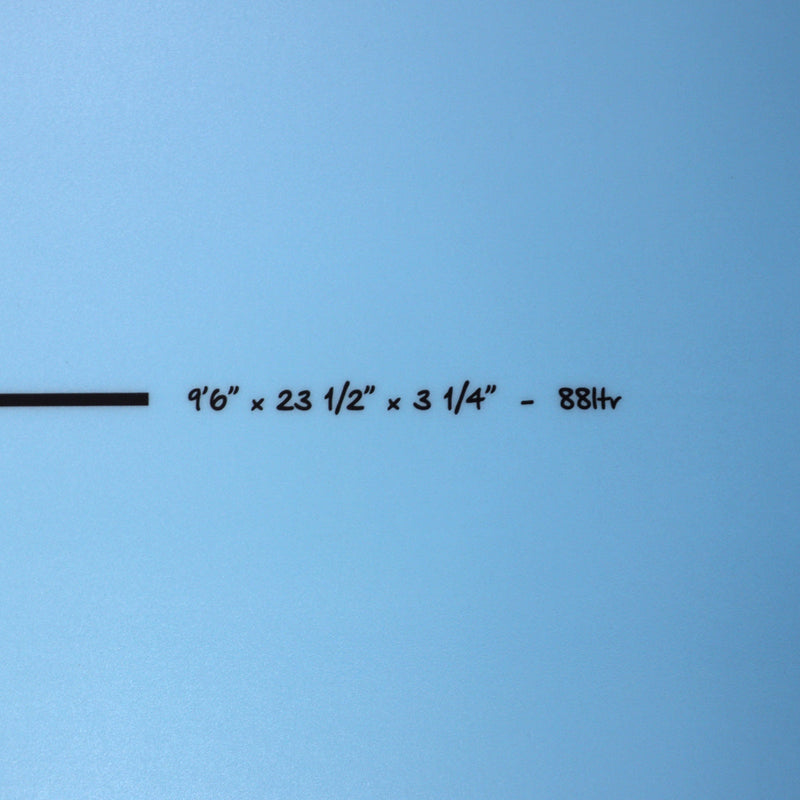 Load image into Gallery viewer, Torq Longboard TET 9'6 x 23 ½ x 3 ¼ Surfboard - Light Blue Fade