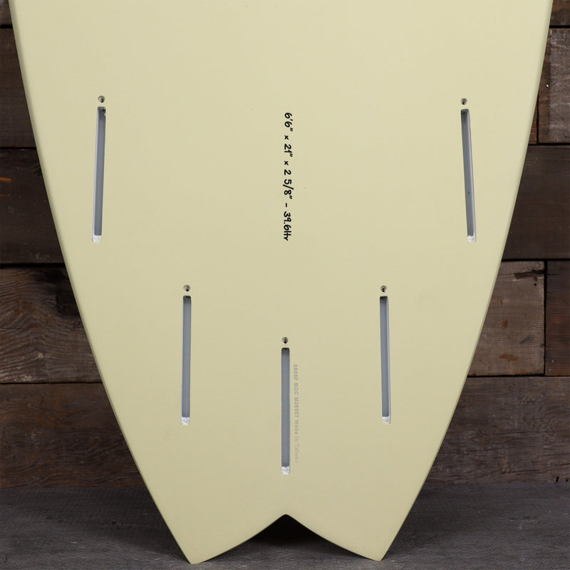 Load image into Gallery viewer, Torq ModFish TET 6'6 × 21 × 2 ⅝ Surfboard - Cream Pattern 3