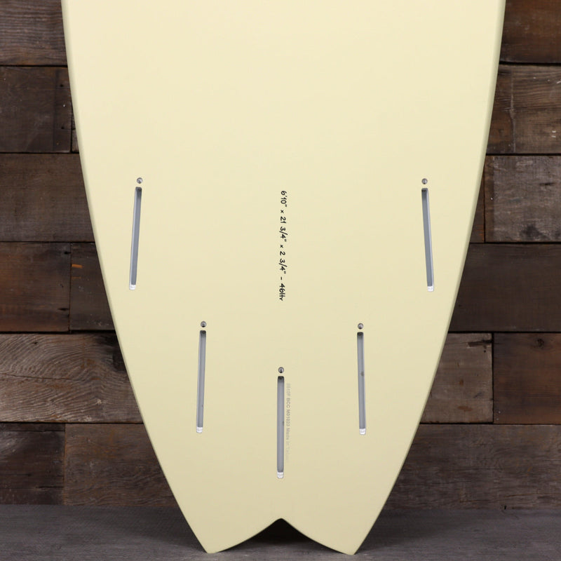 Load image into Gallery viewer, Torq ModFish TET 6'10 × 21 ¾ × 2 ¾ Surfboard - Cream Pattern 3