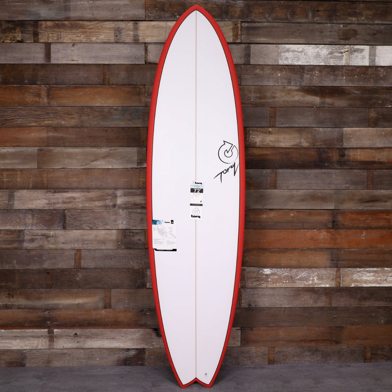 Load image into Gallery viewer, Torq ModFish TET 7'2 x 22 ½ x 3 Surfboard - Red Rail