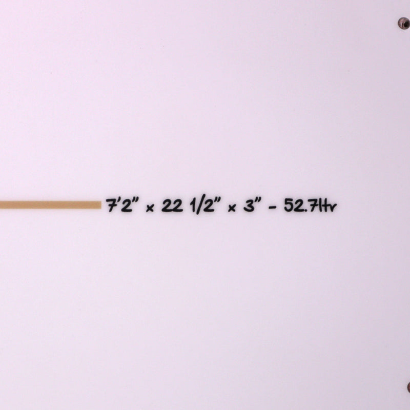 Load image into Gallery viewer, Torq ModFish TET 7'2 x 22 ½ x 3 Surfboard - Red Rail