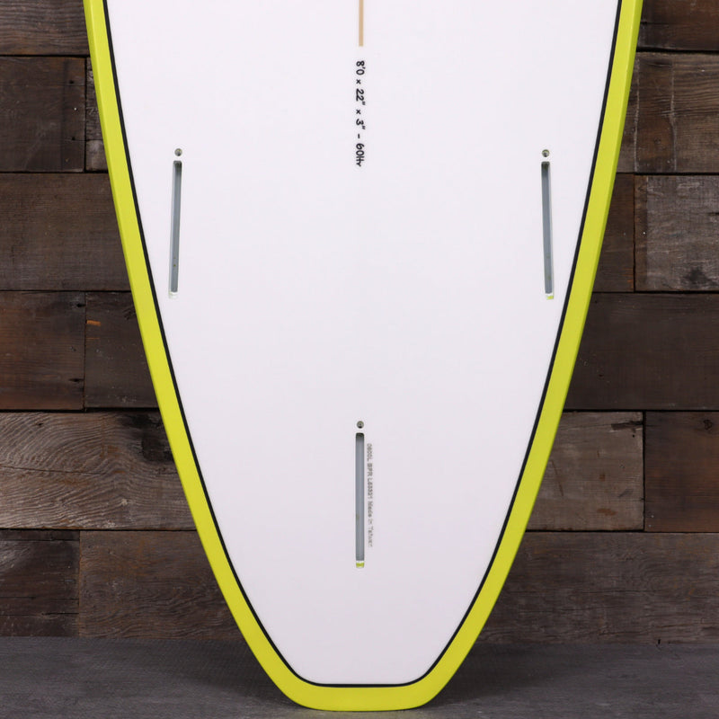 Load image into Gallery viewer, Torq Longboard TET 8'0 x 22 x 3 Surfboard - Yellow Rail