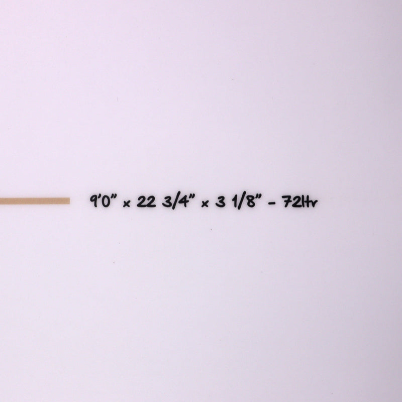 Load image into Gallery viewer, Torq Longboard TET 9'0 x 22 ¾ x 3 ⅛ Surfboard - Red Rail