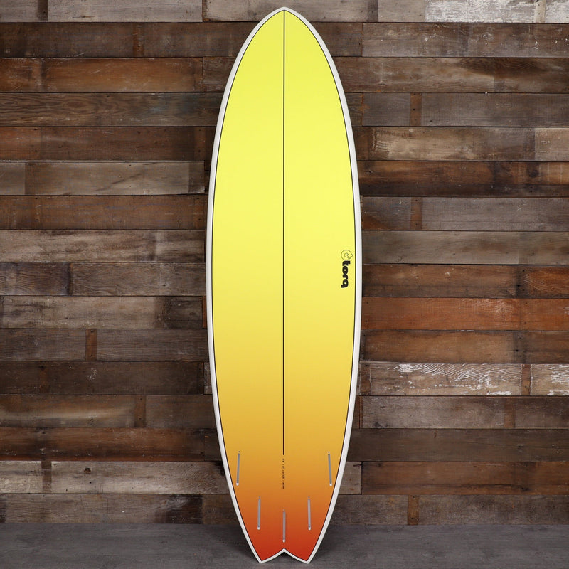 Load image into Gallery viewer, Torq ModFish TET 6'6 x 21 x 2 ⅝ Surfboard - Yellow/Orange Fade