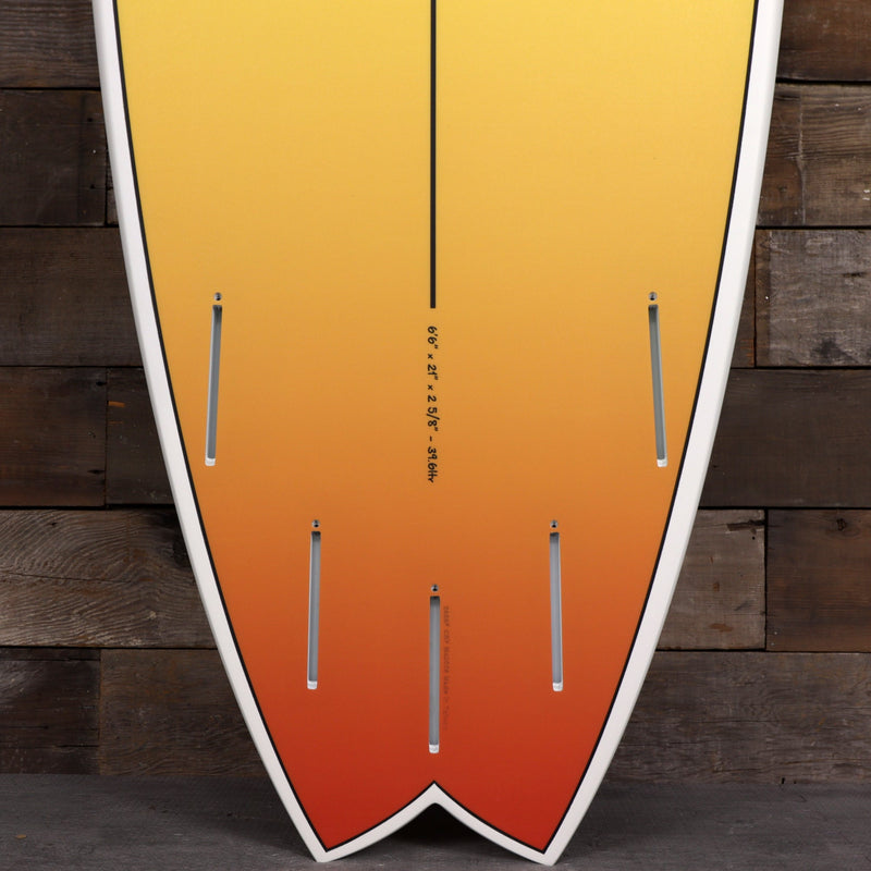 Load image into Gallery viewer, Torq ModFish TET 6'6 x 21 x 2 ⅝ Surfboard - Yellow/Orange Fade