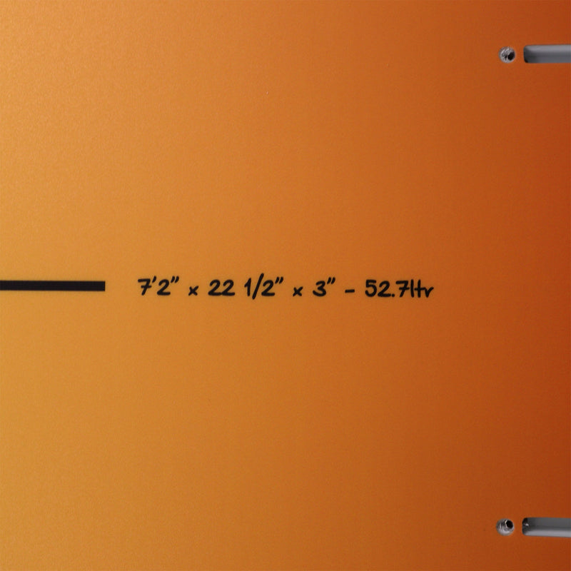 Load image into Gallery viewer, Torq ModFish TET 7'2 x 22 ½ x 3 Surfboard - Yellow/Orange Fade 4