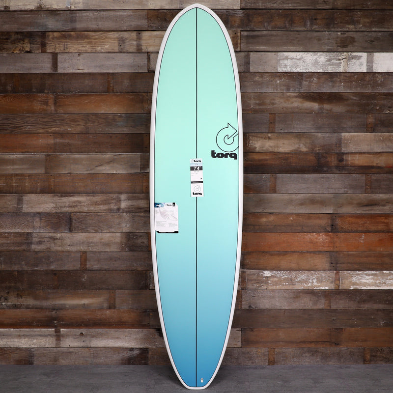 Load image into Gallery viewer, Torq Mod Fun V+ TET 7'4 × 22 × 3 Surfboard - Seagreen Fade 1