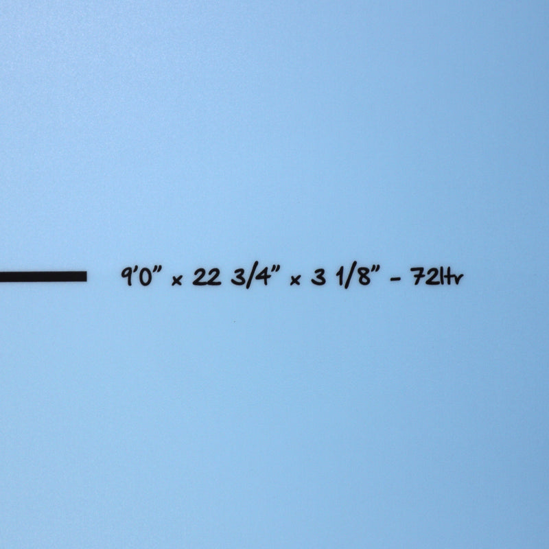 Load image into Gallery viewer, Torq Longboard TET 9'0 x 22 ¾ x 3 ⅛ Surfboard - Light Blue Fade