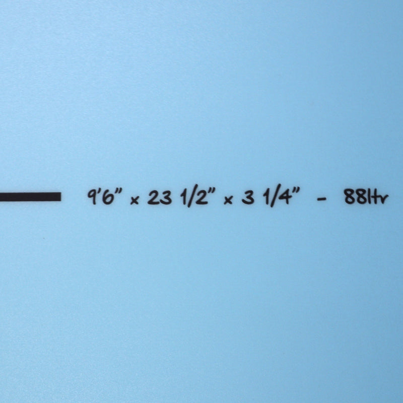 Load image into Gallery viewer, Torq Longboard TET 9'6 x 23 ½ x 3 ¼ Surfboard - Light Blue Fade