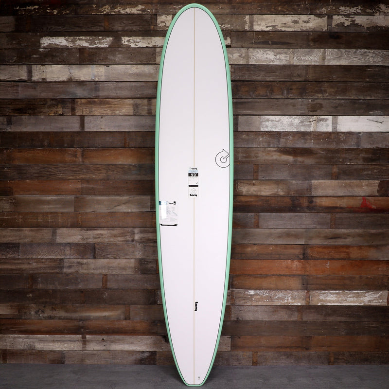 Load image into Gallery viewer, Torq Longboard TET 9'0 x 22 ¾ x 3 ⅛ Surfboard - Seagreen/White
