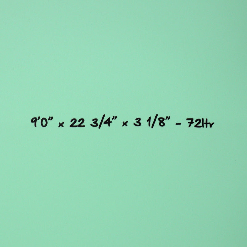 Load image into Gallery viewer, Torq Longboard TET 9'0 x 22 ¾ x 3 ⅛ Surfboard - Seagreen/White