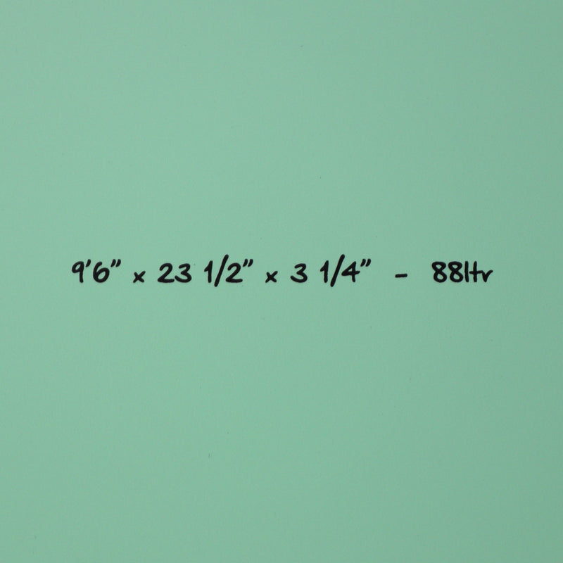 Load image into Gallery viewer, Torq Longboard TET 9'6 x 23 ½ x 3 ¼ Surfboard - Seagreen/White