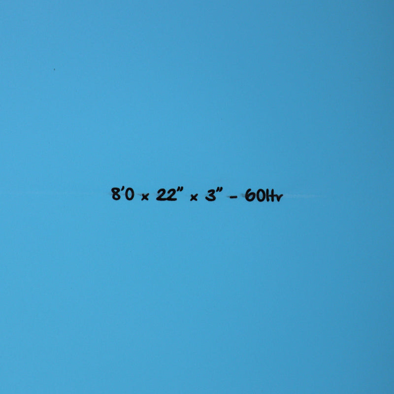 Load image into Gallery viewer, Torq Longboard TET 8'0 x 22 x 3 Surfboard - Light Teal Blue Pinline