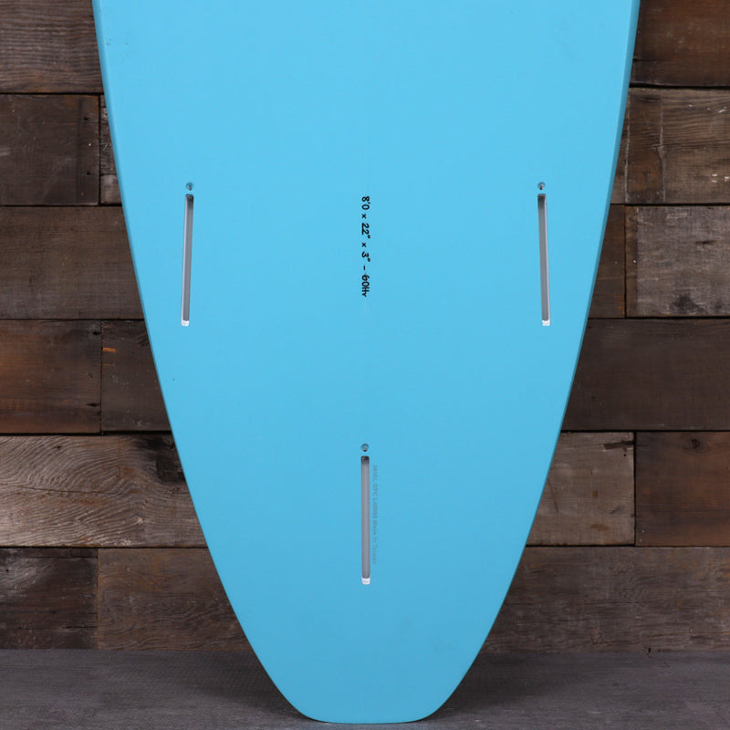 Load image into Gallery viewer, Torq Longboard TET 8'0 x 22 x 3 Surfboard - Light Teal Blue Pinline