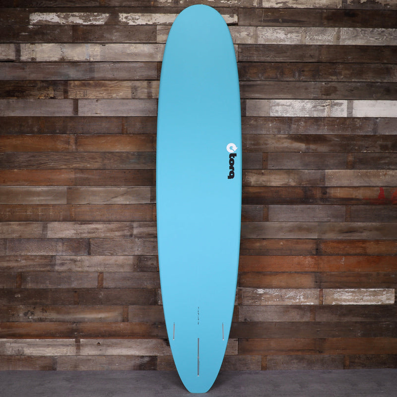 Load image into Gallery viewer, Torq Longboard TET 9'0 x 22 ¾ x 3 ⅛ Surfboard - Light Teal Blue Pinline
