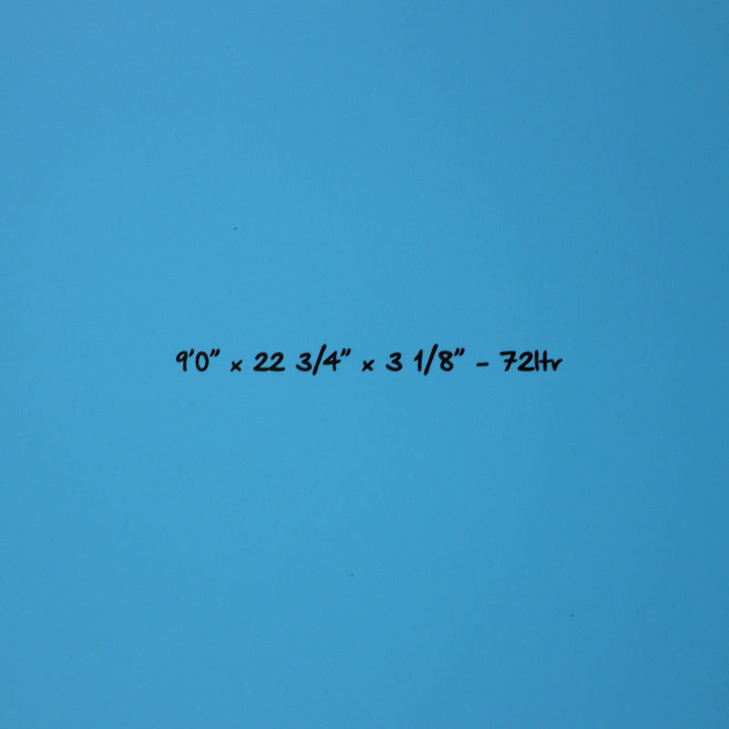 Load image into Gallery viewer, Torq Longboard TET 9'0 x 22 ¾ x 3 ⅛ Surfboard - Light Teal Blue Pinline