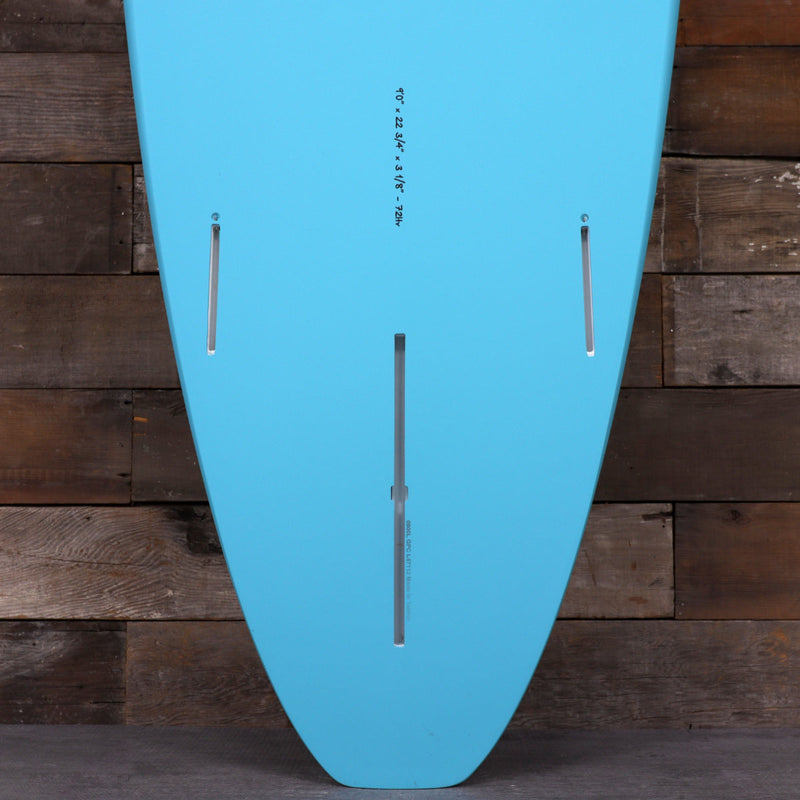 Load image into Gallery viewer, Torq Longboard TET 9'0 x 22 ¾ x 3 ⅛ Surfboard - Light Teal Blue Pinline