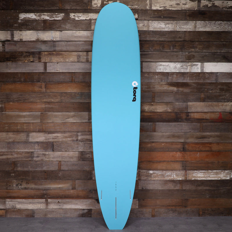 Load image into Gallery viewer, Torq Longboard TET 9'1 x 23 x 3 ⅛ Surfboard - Light Teal Blue Pinline