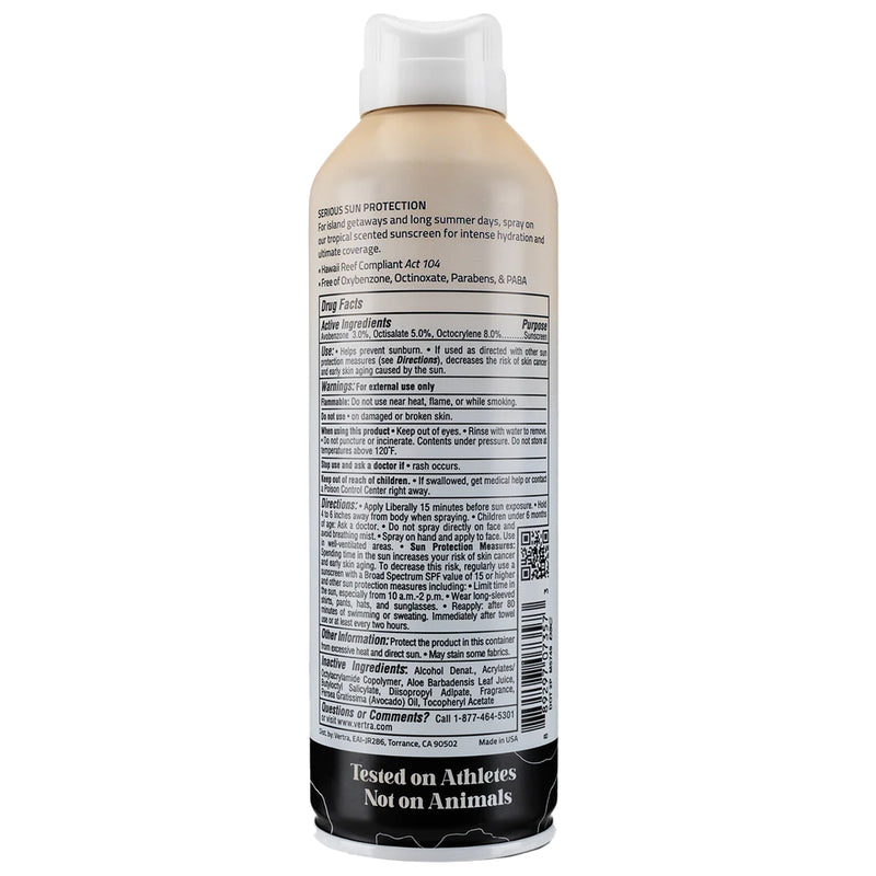 Load image into Gallery viewer, Vertra Sunscreen Body Spray - SPF 50