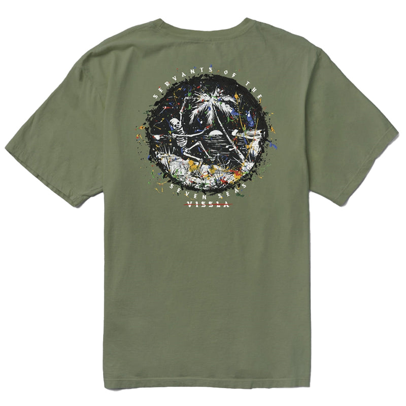 Load image into Gallery viewer, Vissla Skull Island Premium Organic Pocket T-Shirt