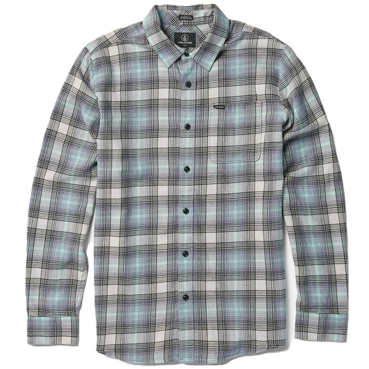 Volcom Caden Plaid Long Sleeve Button-Up Flannel Shirt