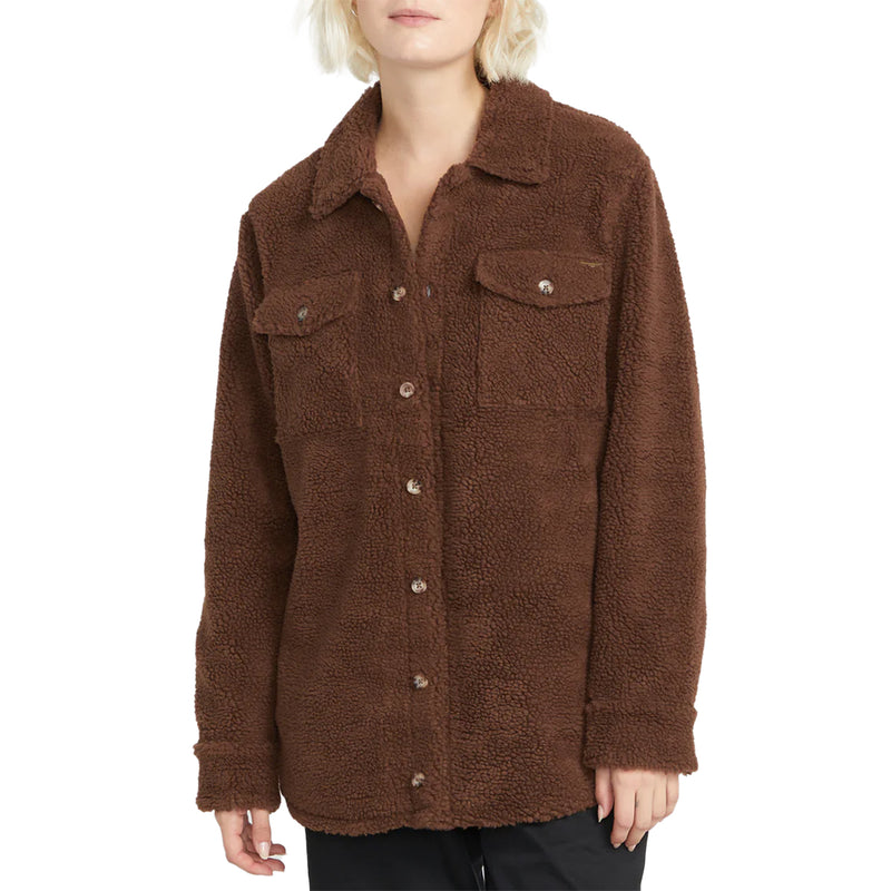 Load image into Gallery viewer, Volcom Women&#39;s Silent Sherpa Jacket
