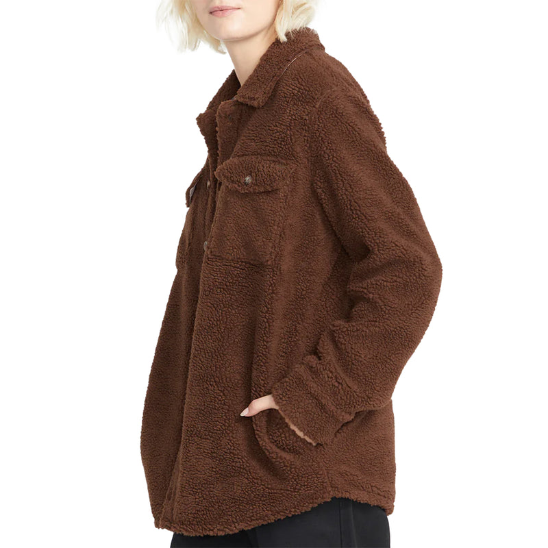 Load image into Gallery viewer, Volcom Women&#39;s Silent Sherpa Jacket
