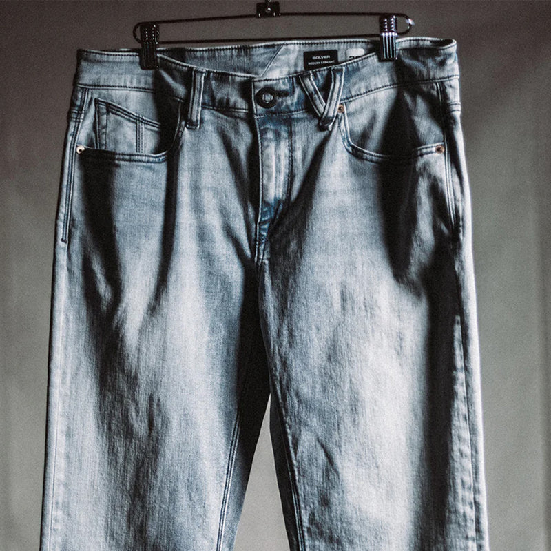 Load image into Gallery viewer, Volcom Solver Modern Fit Denim Jeans
