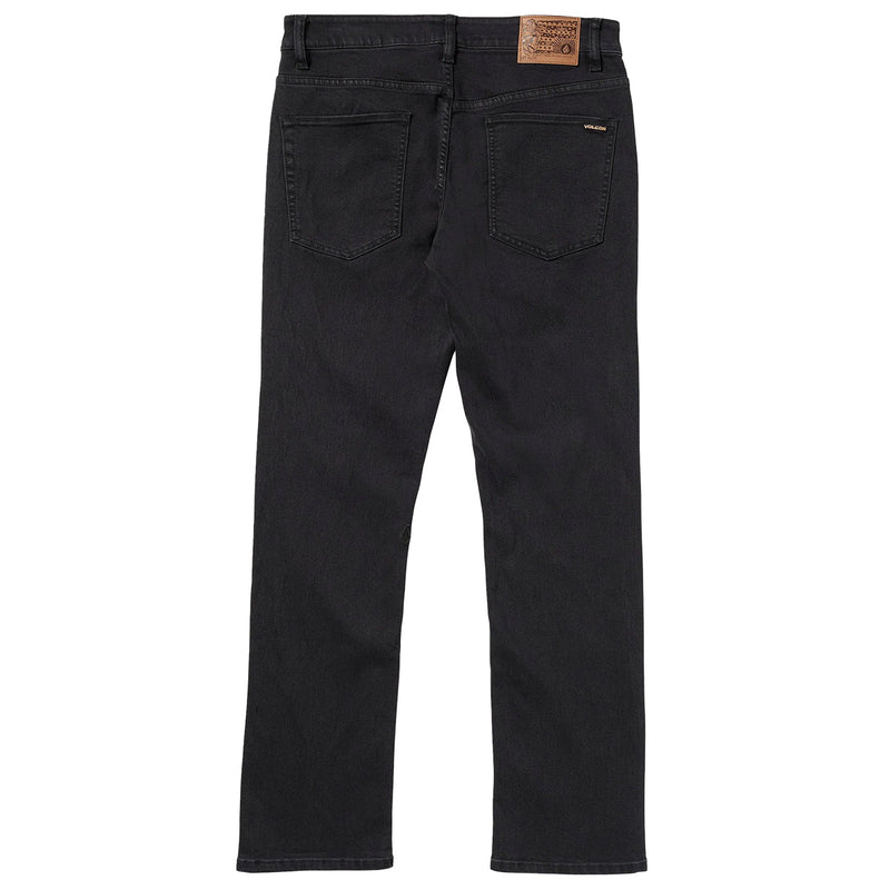 Load image into Gallery viewer, Volcom Solver Modern Fit Denim Jeans - Black Out 2