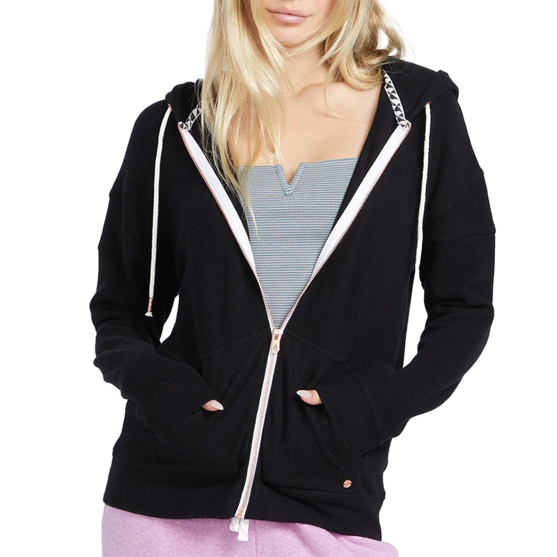 Load image into Gallery viewer, Volcom Women&#39;s Lived In Lounge Zip Hoodie
