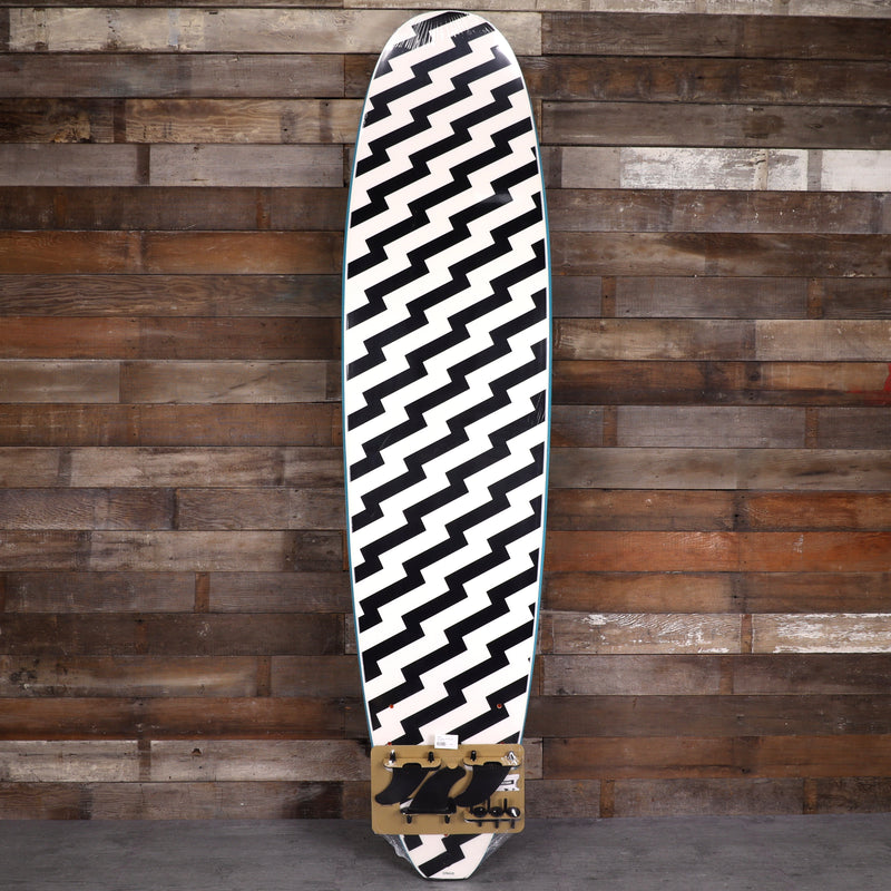 Load image into Gallery viewer, Wave Bandit Easy Rider 8'0 x 23 x 3 ⅜ Surfboard - Blue/White Bolt