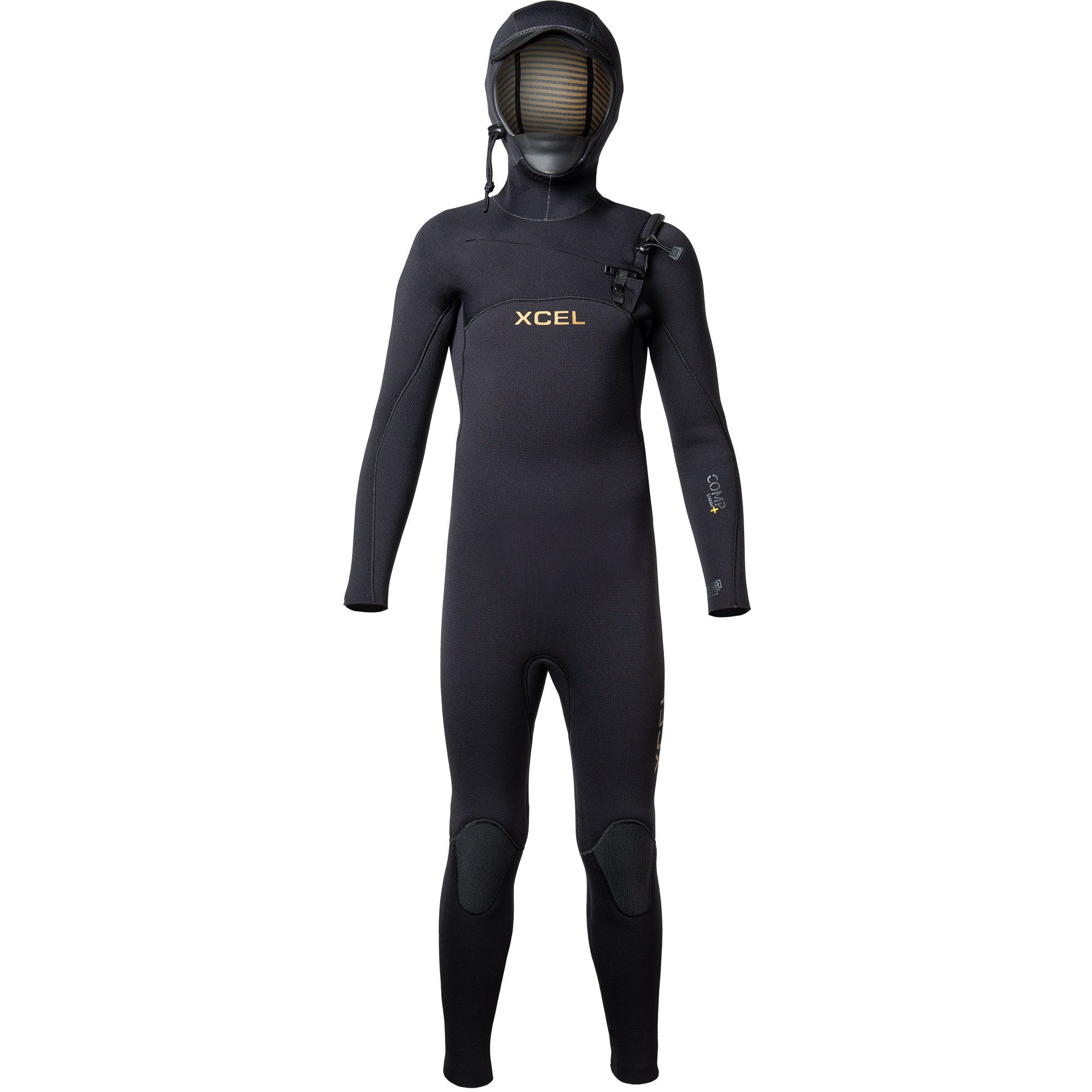 チャンプー Xcel Youth Comp+ 5/4 Hooded Chest-Zip Wetsuit – Cleanline Surf